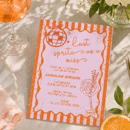 Letzter Spritz als Fräulein Bachelorette, Brautpar Einladung