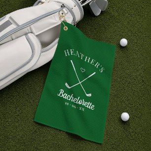 Letzter Swing Golf Junggesellinnenabschied Golfhandtuch