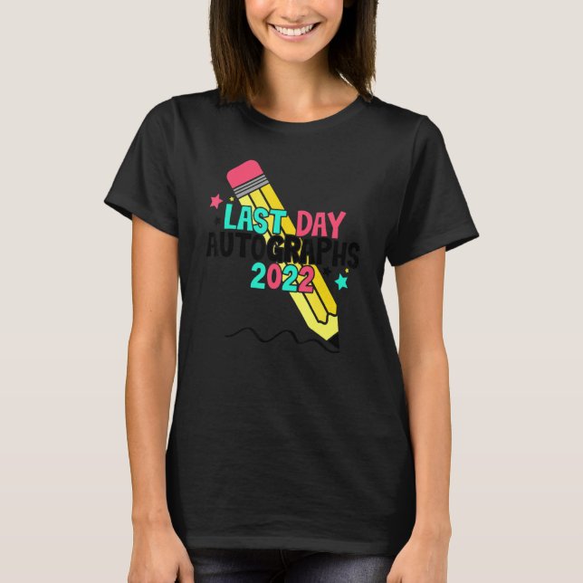 Letzter Tag - Autographen 2022 T-Shirt (Vorderseite)