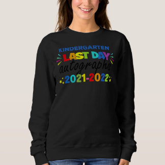 Letzter Tag Autographien für Kindergartenkids und Sweatshirt