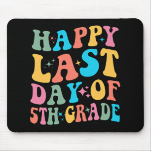 Letzter Tag der 5. Klasse Letzter Schultag Groovy  Mousepad