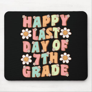 Letzter Tag der 7. Klasse Groovy Lehrer der siebte Mousepad