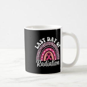 Letzter Tag der Bestrahlung Chemotherapie Krebserk Kaffeetasse