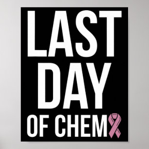 Letzter Tag der Chemotherapie Weltkrebstag 3 Poster