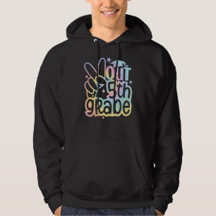 Letzter Tag der Gefärbte Krawatte der Schule Fried Hoodie