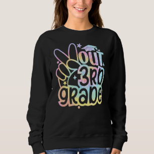 Letzter Tag der Gefärbte Krawatte Frieden in der d Sweatshirt