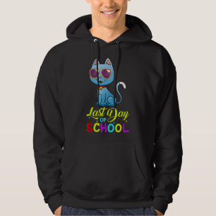 Letzter Tag der Lehrer Sommer mit Cat Sungla Hoodie