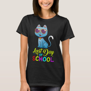 Letzter Tag der Lehrer Sommer mit Cat Sungla T-Shirt