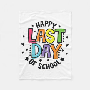 Letzter Tag der Lehrerin für Frauen &Amp; Kind Fleecedecke