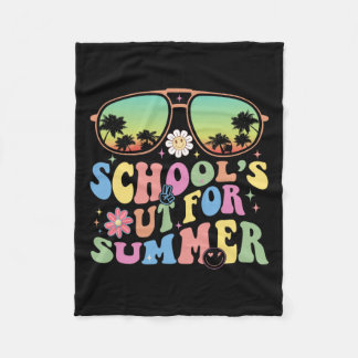 Letzter Tag der Schule Abschluss Groovy Schulen au Fleecedecke