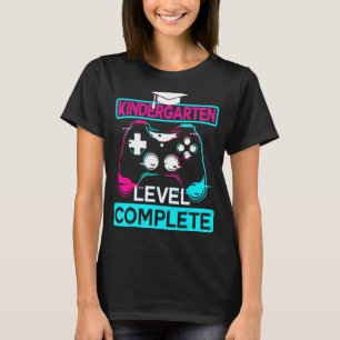 Letzter Tag der Schule Kindergarten Niveau abgesch T-Shirt