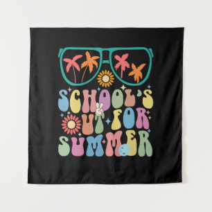 Letzter Tag der Schule: Sommerliche Sommerferien Wandteppich