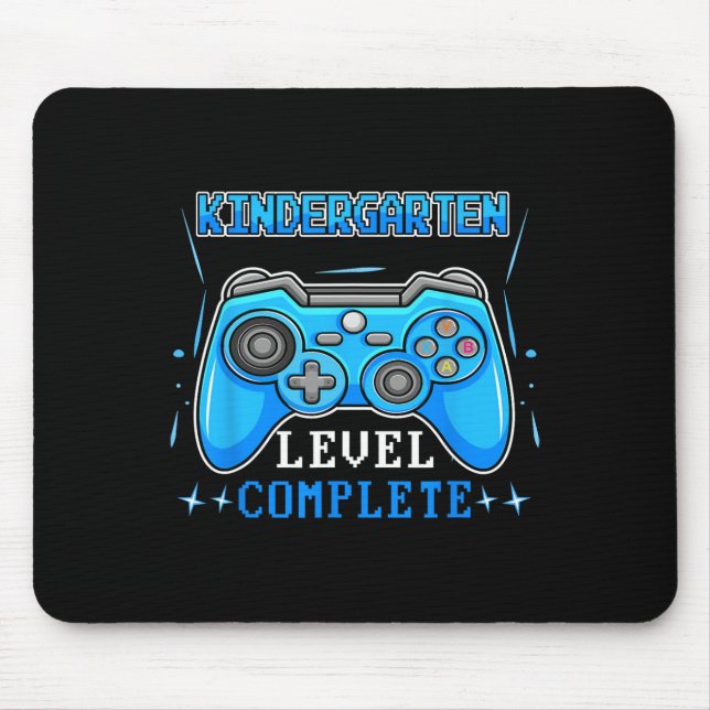 Letzter Tag der Schule Videospielstufe Kindergarte Mousepad (Vorne)