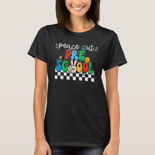 Letzter Tag der Schulfriedensvorbereitung Vorschul T-Shirt