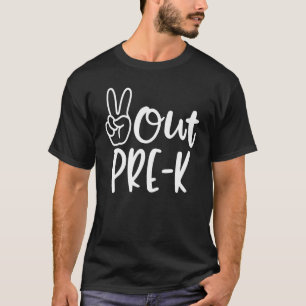 Letzter Tag der Schulfriedensvorbereitung Vorschul T-Shirt