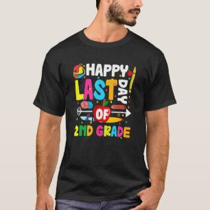 Letzter Tag der zweiten Klasse glücklich letzten T T-Shirt