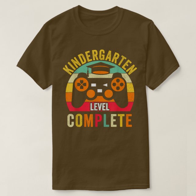 Letzter Tag des Kindergarten Shirt Level Vollendun (Design vorne)