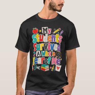 Letzter Tag des Lehrers, meine Schüler haben ein g T-Shirt