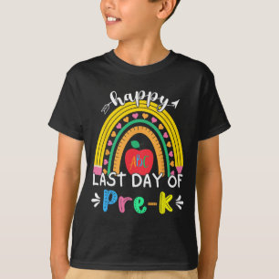 Letzter Tag des Vorschul-Regenbogen-Lehrers Stu T-Shirt