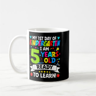 Letzter Tag im Kindergarten 5 Jahre alt erster Tag Kaffeetasse