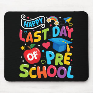 Letzter Tag im Kindergarten Vorschul-Lehrer Schüle Mousepad