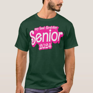 Letzter Tag Klasse 2024 Funny Seniors 2024 3 T-Shirt