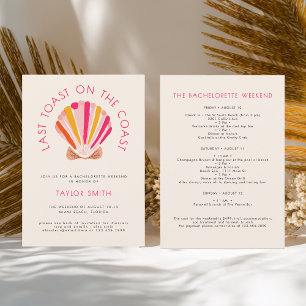 Letzter Toast am Junggeselinnen-Abschied am Strand Einladung