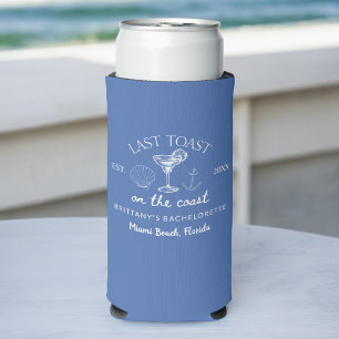 Letzter Toast am Junggeselinnen-Abschied am Strand Selters Dosenkühler