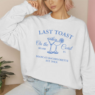 Letzter Toast am Junggeselinnen-Abschied am Strand Sweatshirt