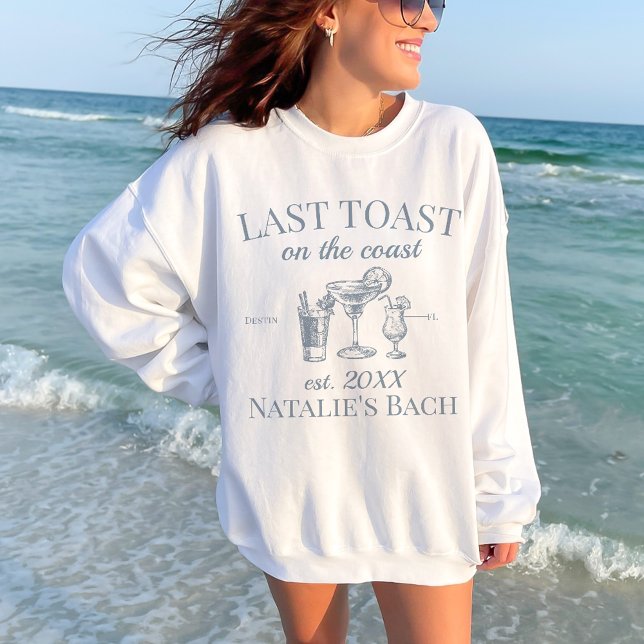 Letzter Toast am Junggeselinnen-Abschied am Strand Sweatshirt (Von Creator hochgeladen)