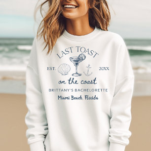 Letzter Toast am Junggeselinnen-Abschied am Strand Sweatshirt