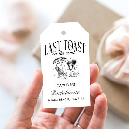 Letzter Toast am Junggeselinnen-Abschied der Küste Geschenkanhänger