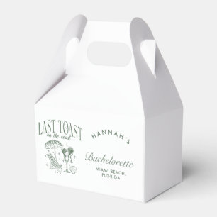 Letzter Toast am Junggeselinnen-Abschied der Küste Geschenkschachtel