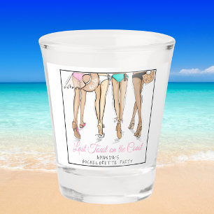 Letzter Toast am Strand Bikini Junggesellinnenabsc Schnapsglas