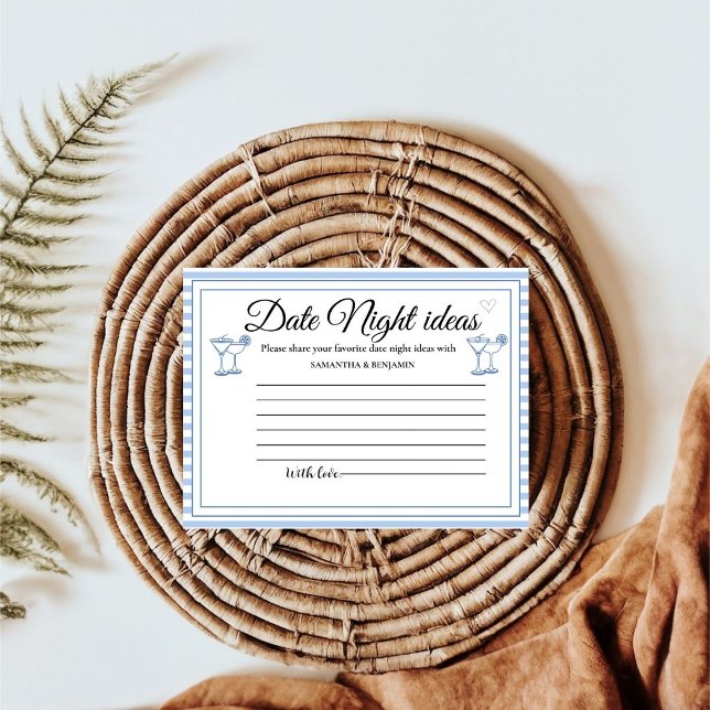 Letzter Toast Am Strand Datum Nachtkarte Hinweiskarte (Von Creator hochgeladen)