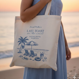 Letzter Toast am Strand Junggesellinnenabschied am Tragetasche