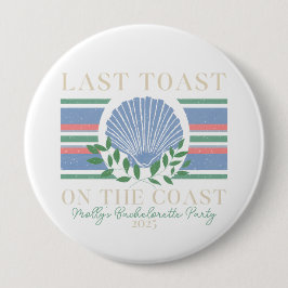 Letzter Toast an der Küste - Bachelorette Nautic Button