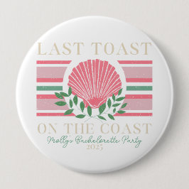 Letzter Toast an der Küste - Bachelorette Nautic Button