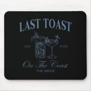 Letzter Toast an der Küste Die Braut Strand Jungge Mousepad