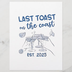 Letzter Toast an der Küste Est 2025 Flyer