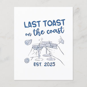 Letzter Toast an der Küste Est 2025 Flyer
