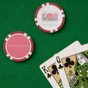 Letzter Toast an der Küste – Junggesellinnen Absch Pokerchips