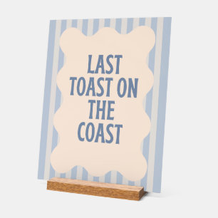 Letzter Toast an der Küste Junggesellinnenabschied Acrylschild