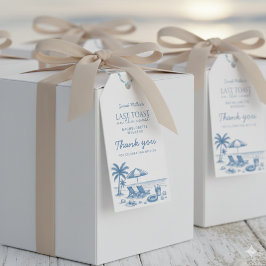 Letzter Toast an der Küste Junggesellinnenabschied Geschenkanhänger