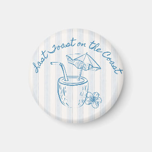 Letzter Toast an der Küste Junggesellinnenabschied Magnet