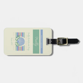 Letzter Toast an der Küste - Nautical Bachelorette Gepäckanhänger