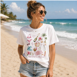 Letzter Toast an der Küste Wasserfarbe Strand Jung Tri-Blend Shirt