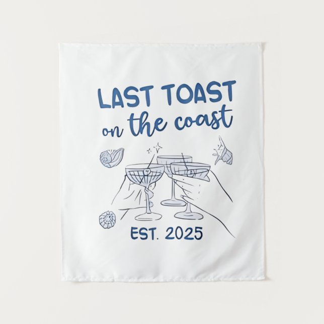 Letzter Toast an der Ostküste 2025 Wandteppich (Vorderseite)