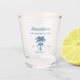 Letzter Toast auf der Küste bachelorette Schnapsglas