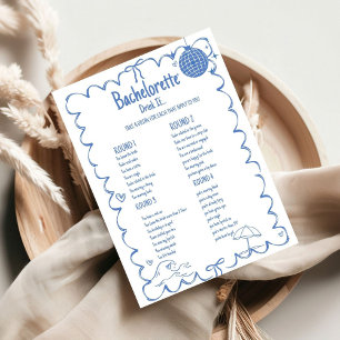 Letzter Toast auf der Küste Bachelorette Spiel Car Einladung